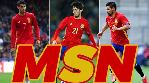 Báo Bóng đá - Tây Ban Nha cũng có bộ ba MSN